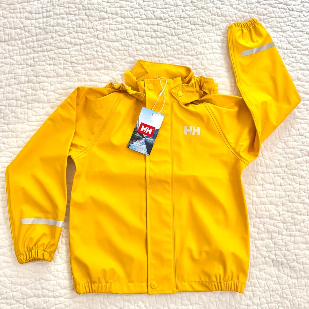 Helly Hansen Kids Rain Jacket NWT Sz 7